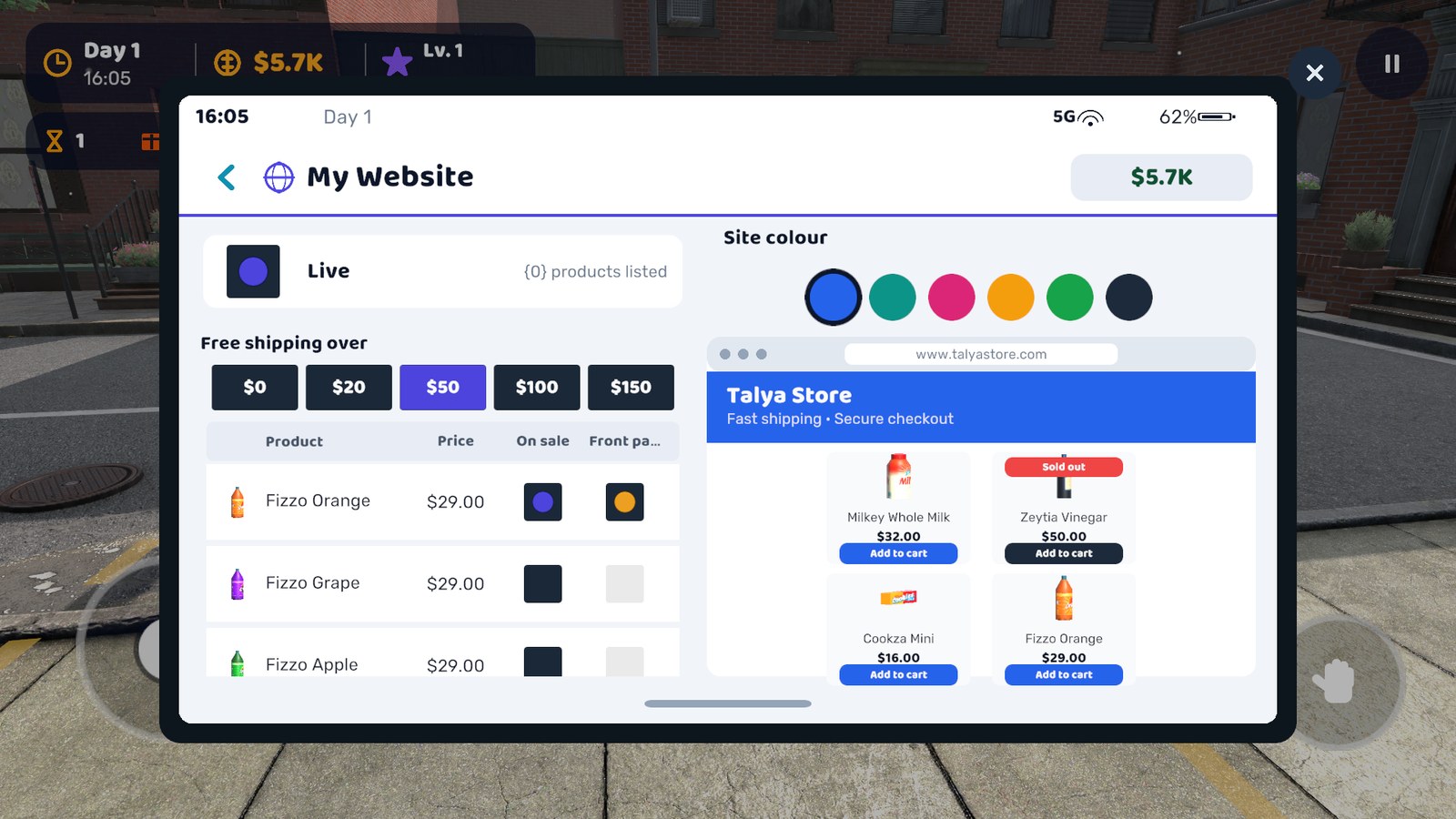 E-Commerce Simulator screenshot 6 of 8